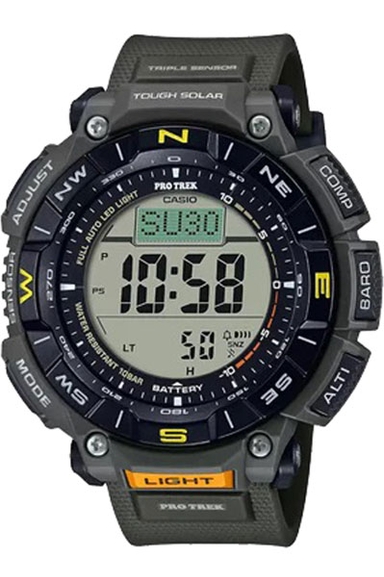 CASIO Digital Grey & Silicone Men's Watch SL110