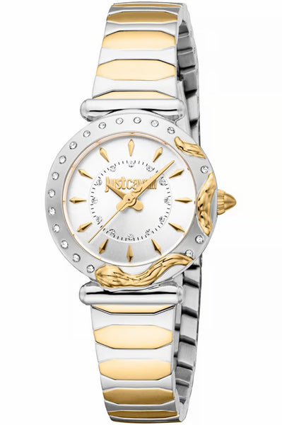 JUST CAVALLI Analog Silver & Stainless Steel Women's Watch JC1L363M0065