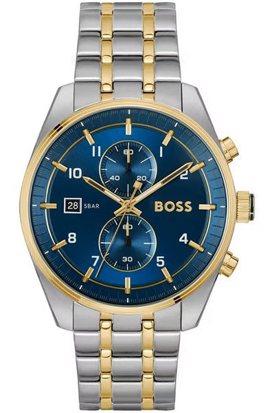 Chronograph Blue & Stainless Steel Men's Watch 1514247