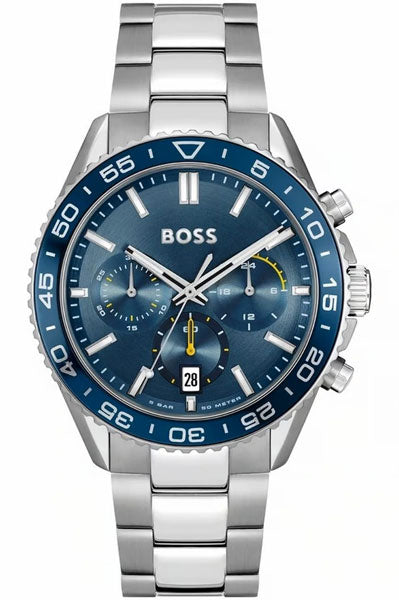 Chronograph Blue & Stainless Steel Men's Watch 1514143