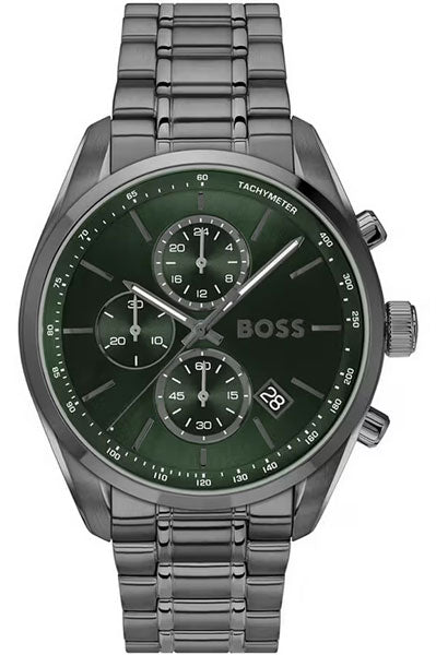 Chronograph Green & Stainless Steel Men's Watch 1514228