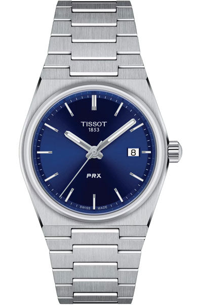 Blue & Stainless Steel Unisex Watch T1372101104100