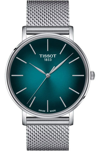 green & Stainless Steel Men's Watch T1434101109100