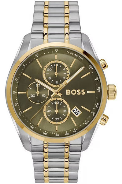 Chronograph Green & Stainless Steel Men's Watch 1514227