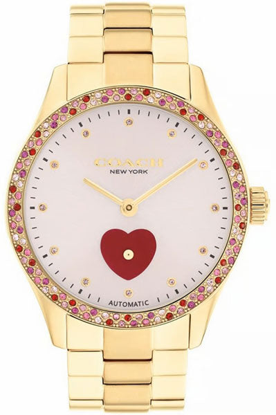 Analog Pink & Stainless Steel Wowen's Watch 14504487