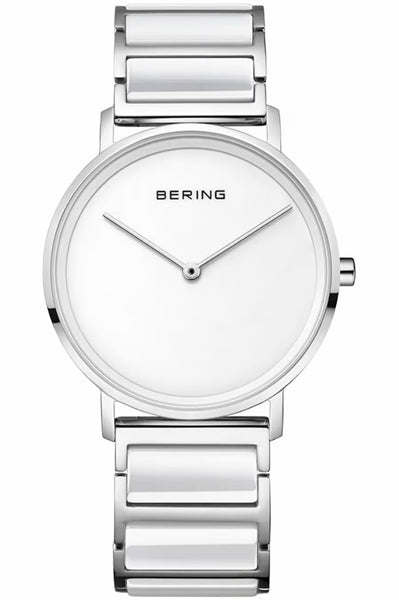 Analog White & Ceramic Women's Watch 18535 754