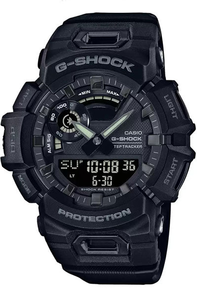 Analog-Digital Black & Stainless Steel Men's Watch G1135