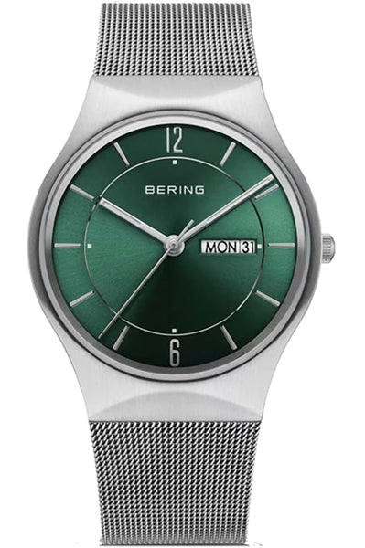 Analog Green & Stainless Steel Men's Watch 11938-008DD