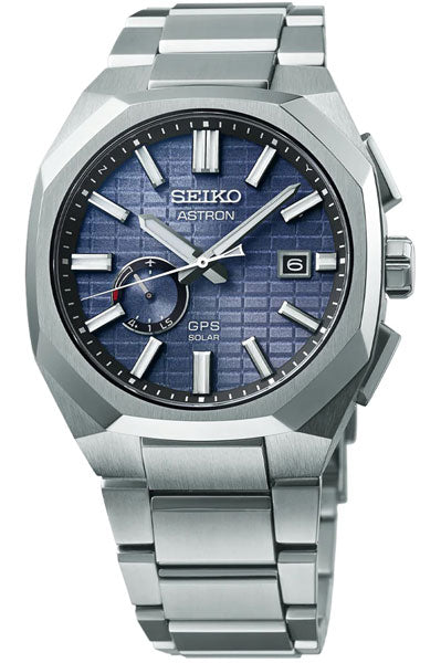 Seiko Analog Blue & Titanium Men's Watch SSJ013J1