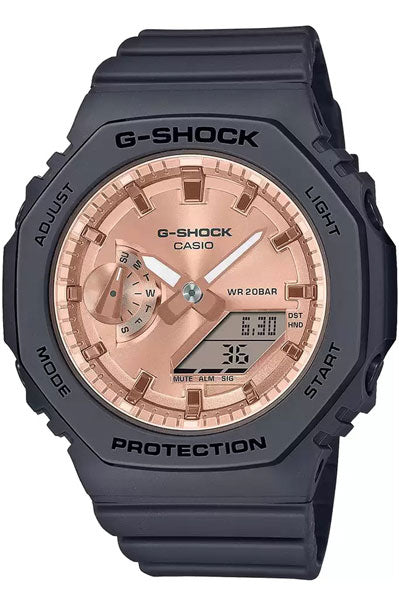 CASIO Analog-Digital Pink & Resin Women's Watch G1459