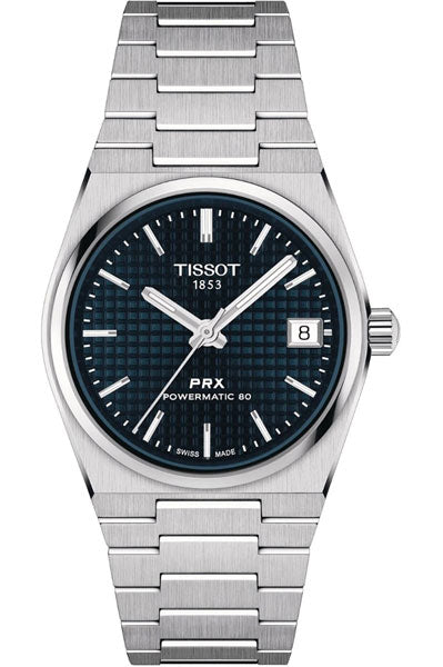 Blue & Stainless Steel Unisex Watch T1372071104100