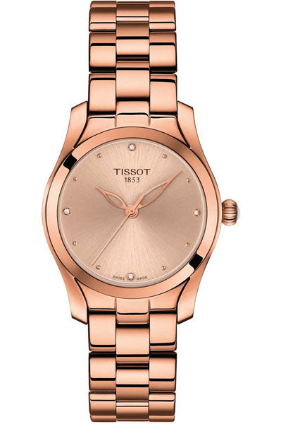 Cream & Stainless Steel Women's Watch T1122103345600