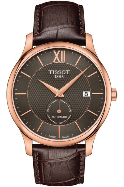 Brown & Leather Men's Watch T0634283606800