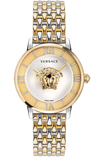 Versace Analog Silver & Stainless Steel Women's Watch VE2R00222