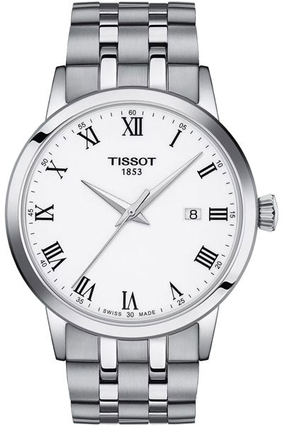 White & Stainless Steel Men's Watch T1294101101300