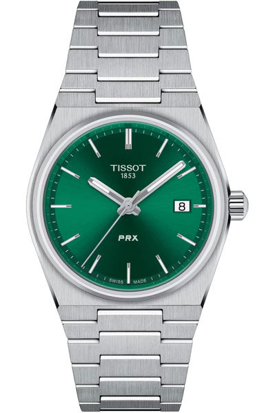 Green & Stainless Steel Unisex Watch T1372101108100