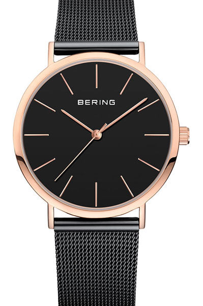 Analog Black & Milanese Women's Watch 13436 166