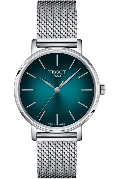 Green & Stainless Steel Unisex Watch T1432101109100