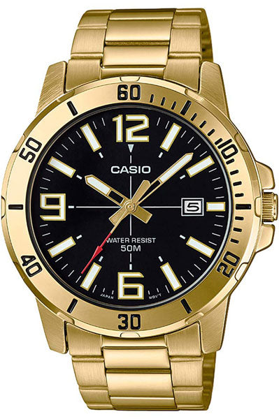 Analog Black & Stainless Steel Men's Watch A1367