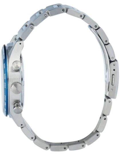 Seiko Analog Blue & Stainless Steel Men's Watch SSB445P1