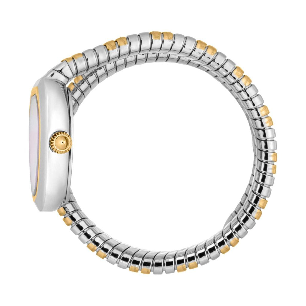 Just Cavalli Analog white & Stainless Steel Women's Watch JC1L222M0055