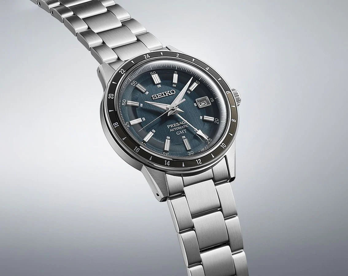 Seiko Analog Blue & Metal band Men's Watch SSK009J1