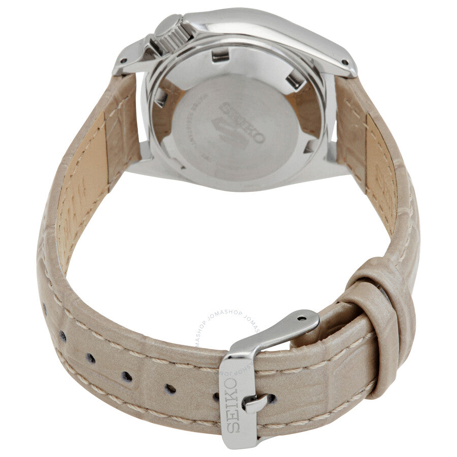Seiko Analog Cream & Leather Women's Watch SRE005K1