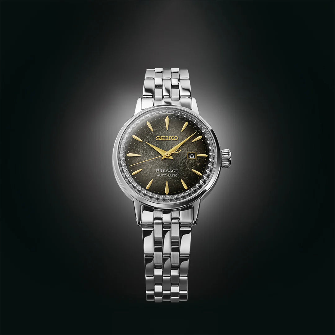 Seiko Analog Black & Stainless Steel Wowen's Watch SRE015J1