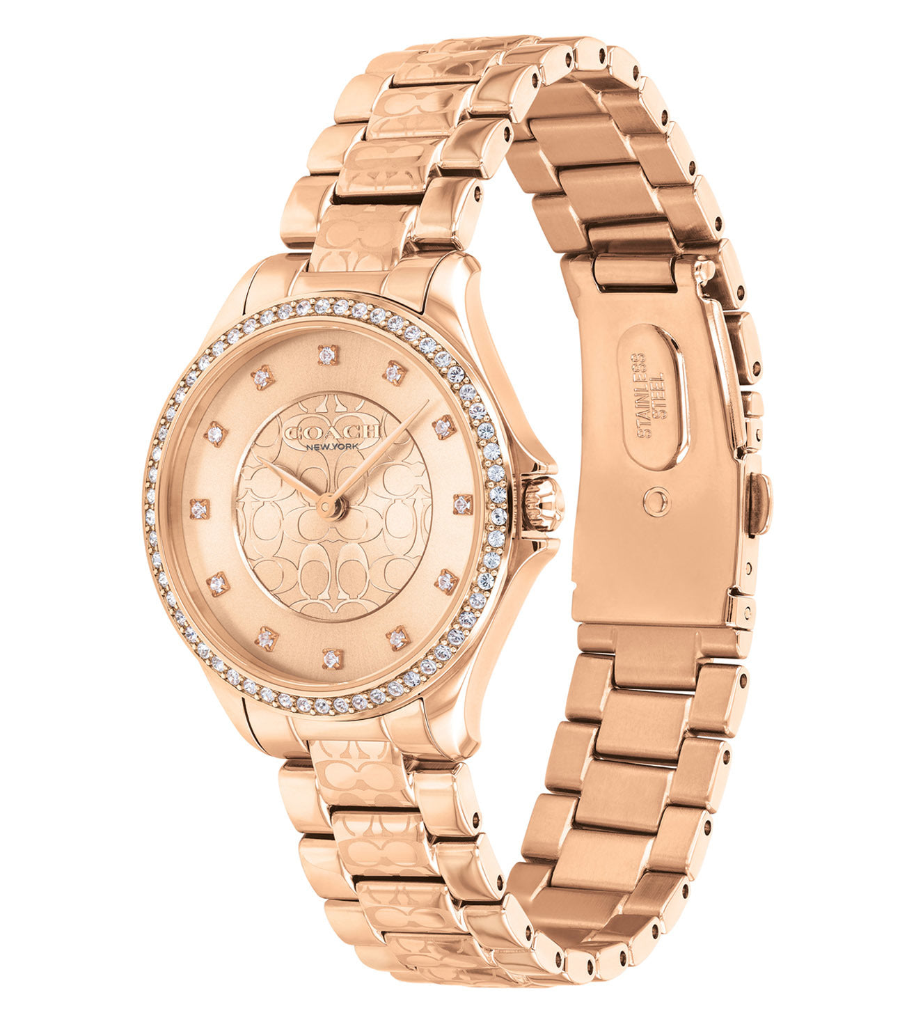 Coach Analog Rose Gold & Stainless Steel Women's Watch NDCO14503505W