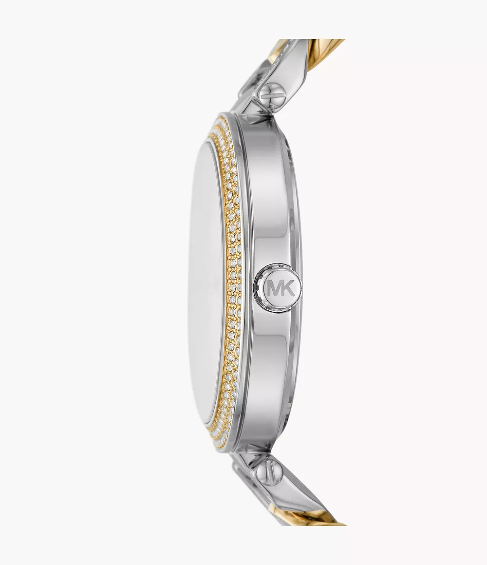 Michael Kors Analog Silver & Stainless Steel Wowen's Watch MK4633