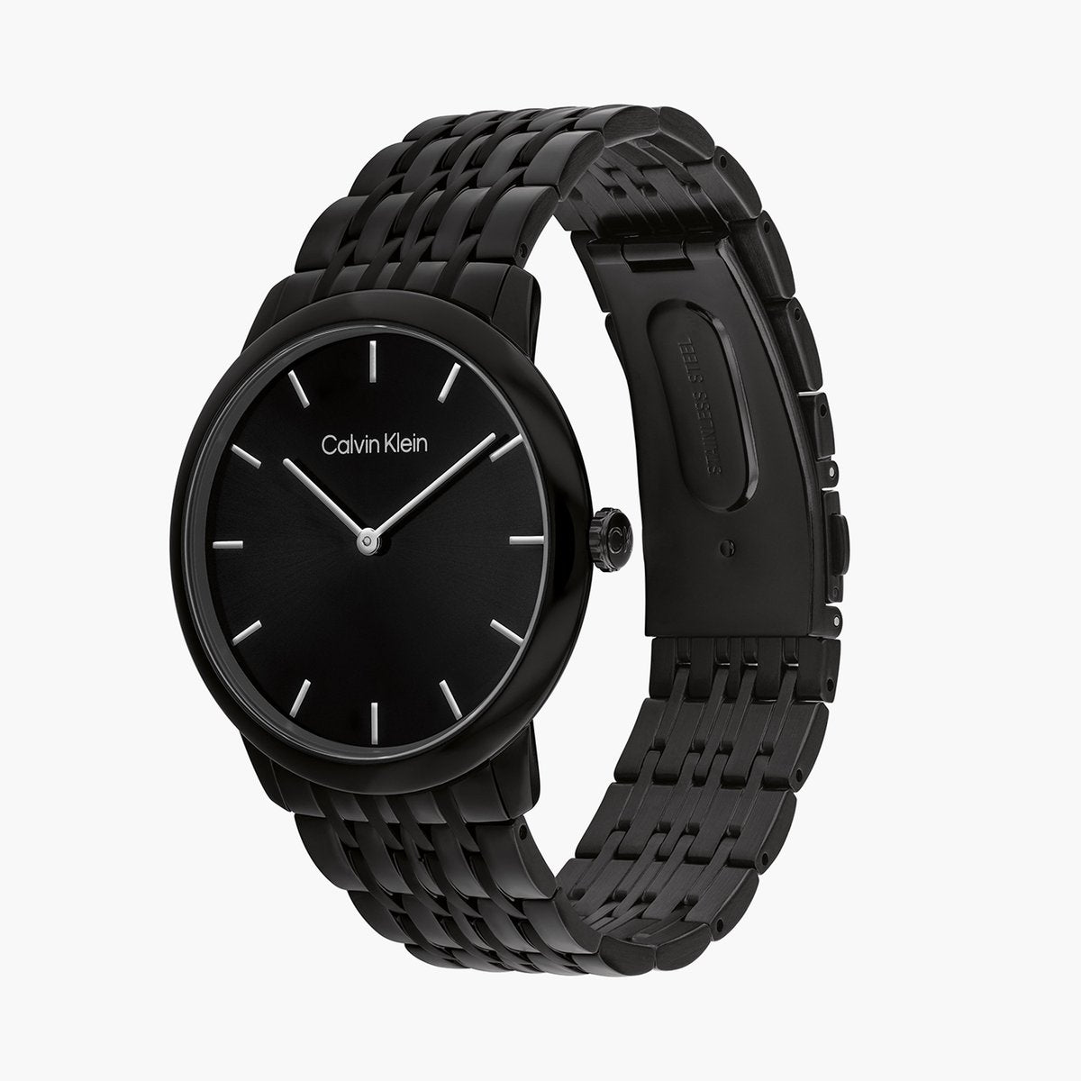 Calvin Klein Unisex Quartz Black Watch 25300008