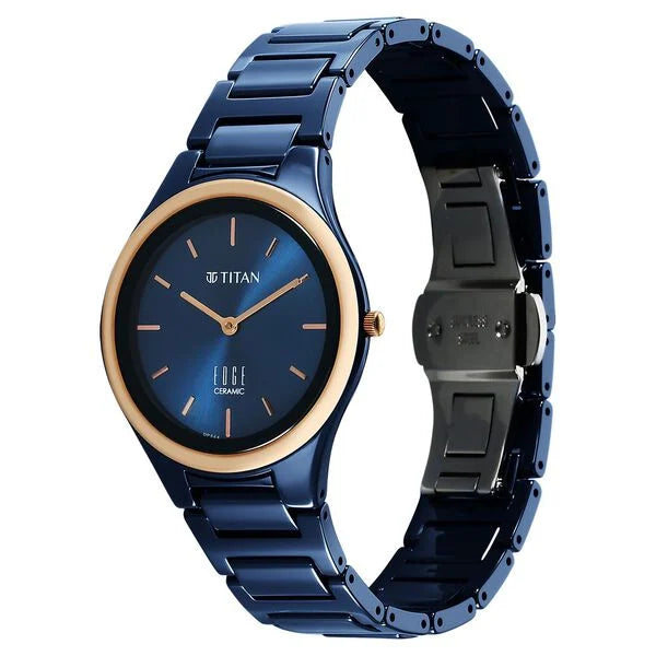 Analog Blue & Ceramic Women' 2653KC11