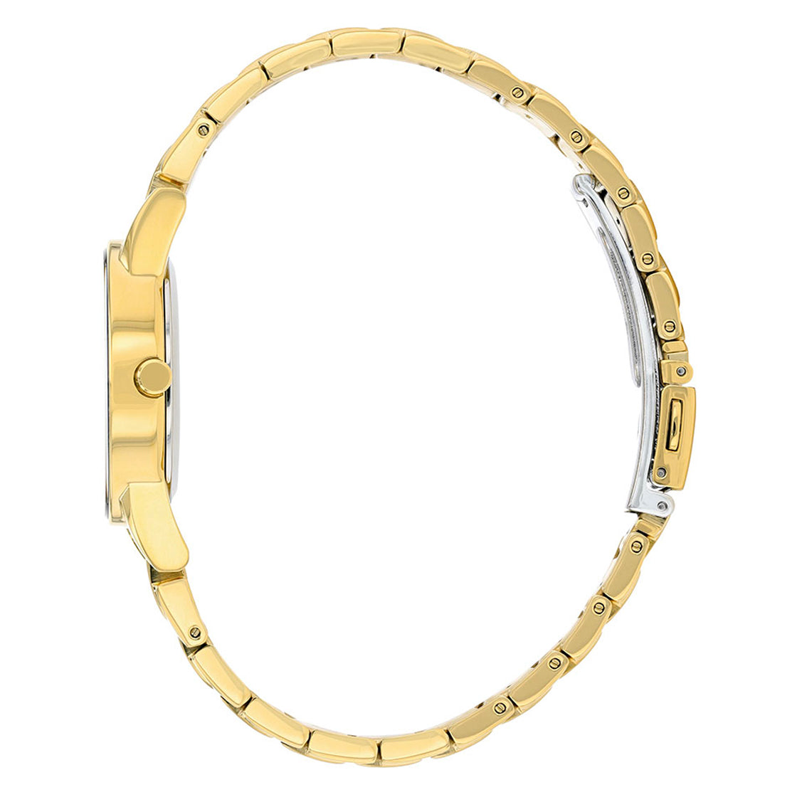 Citizen Analog Black & Stainless Steel Women's Watch GA1052 55E