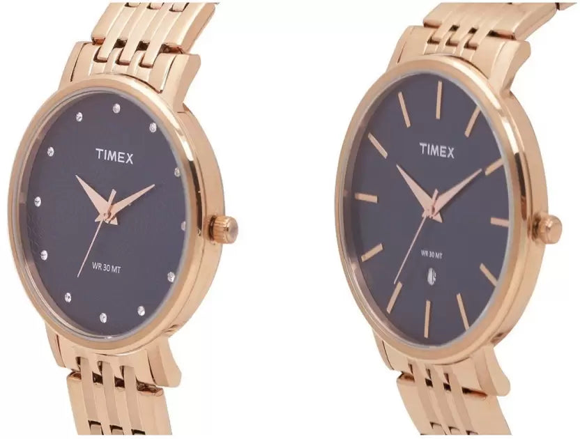 Timex Analog Blue & Stainless Steel Unisex Watch TW00PR212