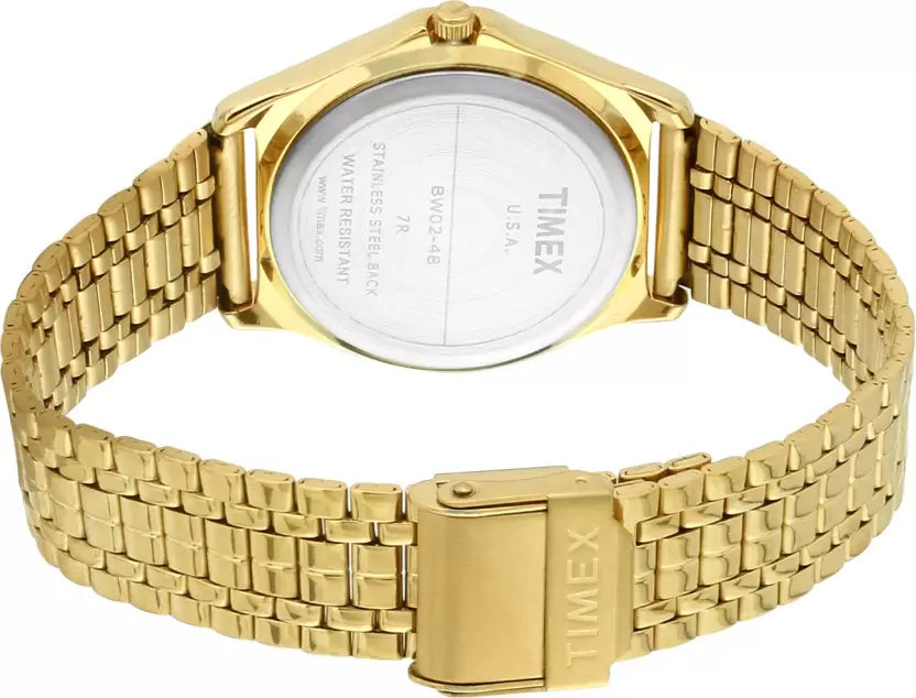 Timex Analog White & Stainless Steel Men's Watch BW02