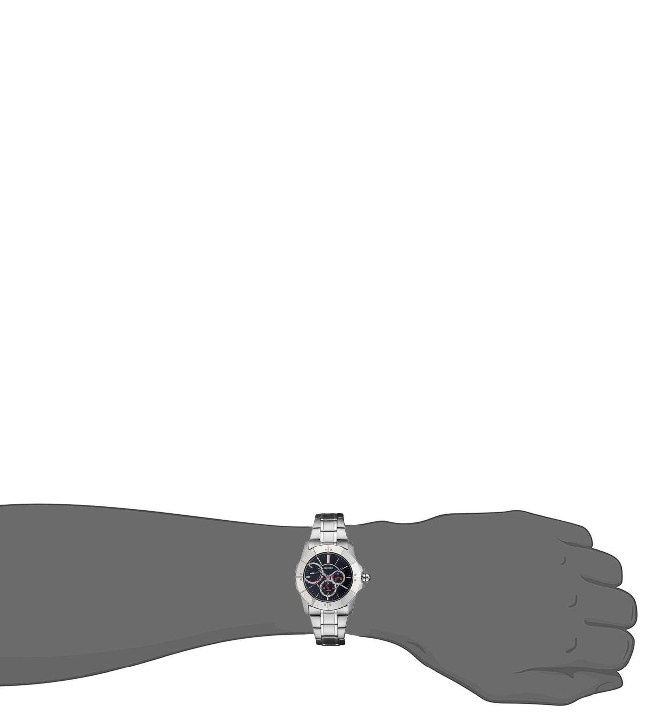 Seiko Analog Multi-Colour & Stainless Steel Men's Watch SNT027J1