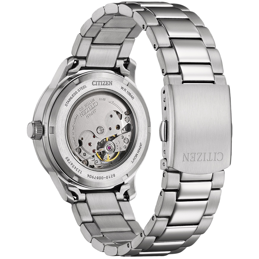 Citizen Analog Blue & Stainless Steel Men' NJ0191 83X