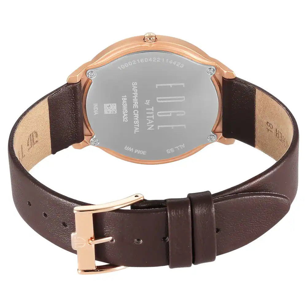 Analog Black & Men's Watch 1843WL03