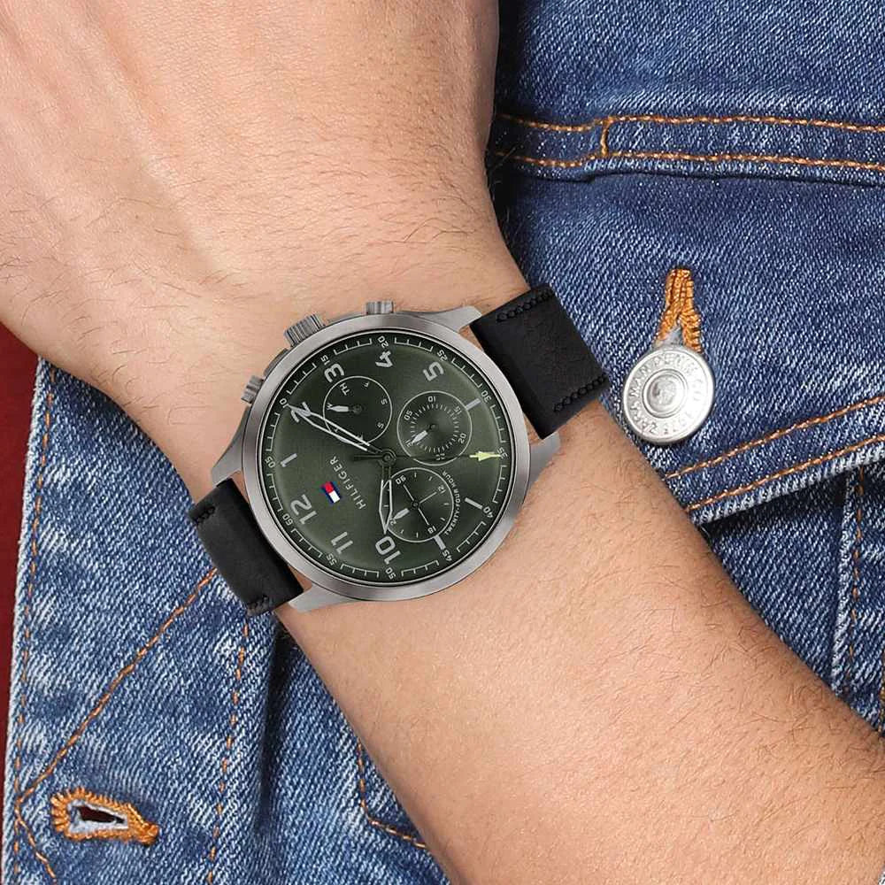 Multifunction Green & Men's Watch NDTH1791856