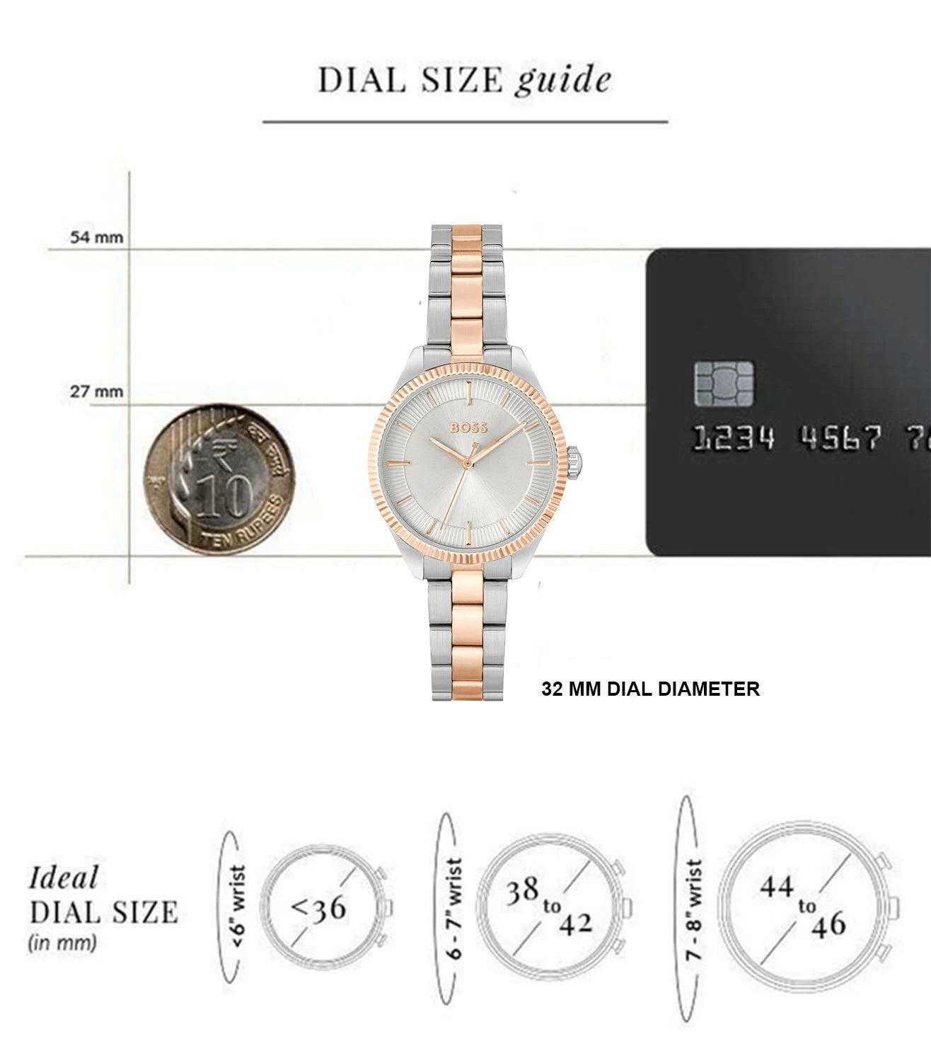 Hugo Boss Analog Silver & Stainless Steel Women's Watch 1502727