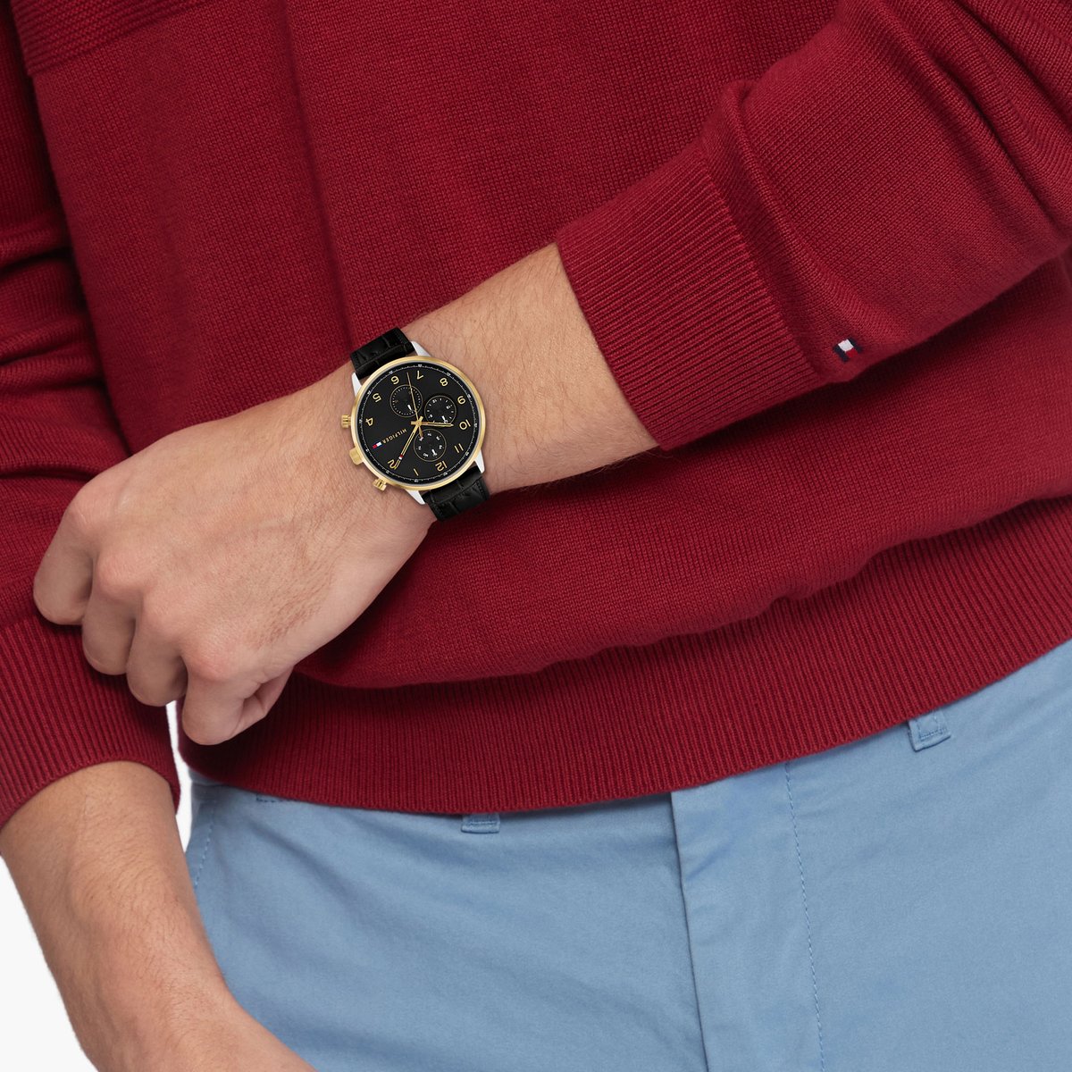 Multifunction Black & Men's Watch TH1791986