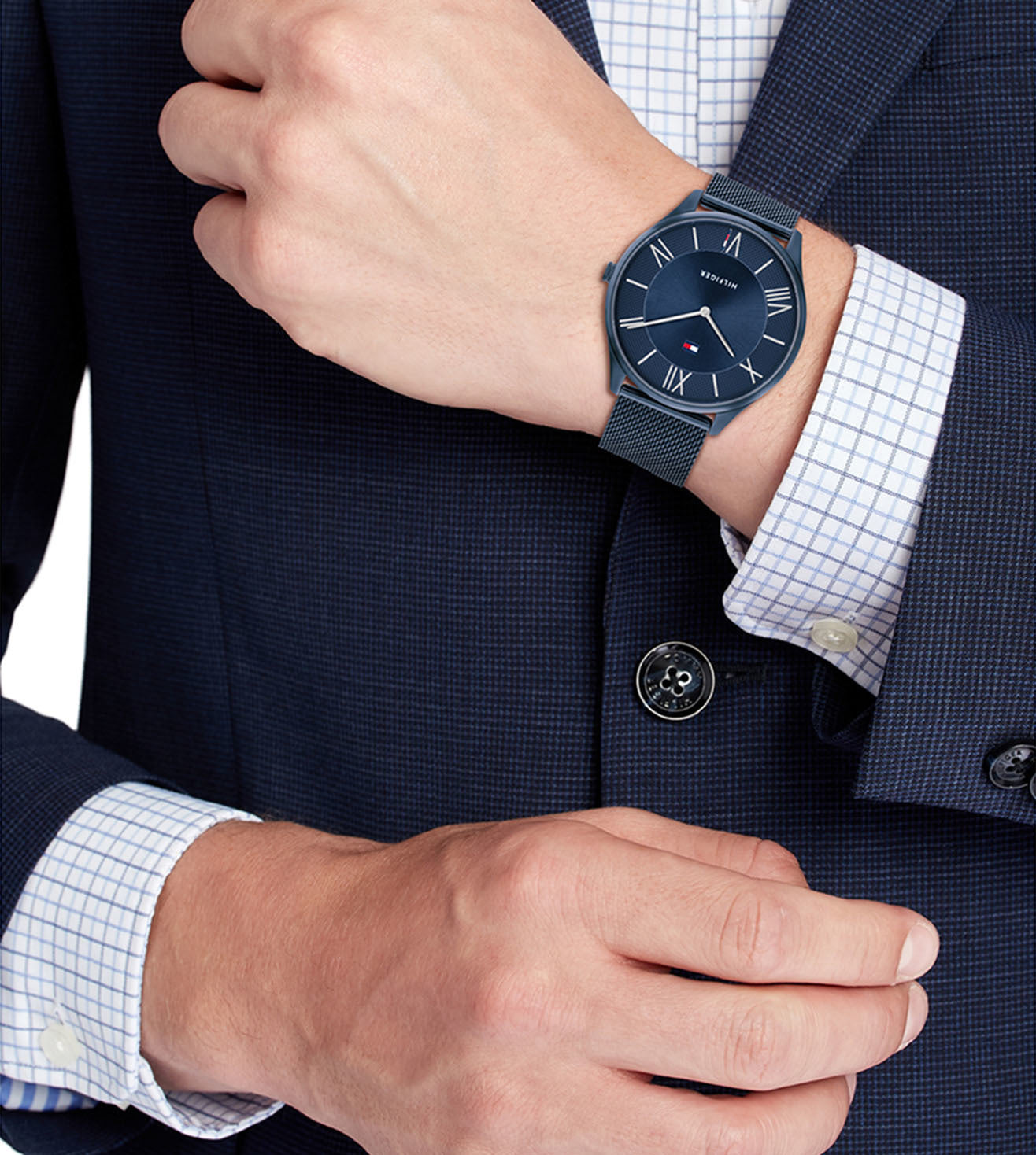 Analog Blue & Men's Watch TH1710514