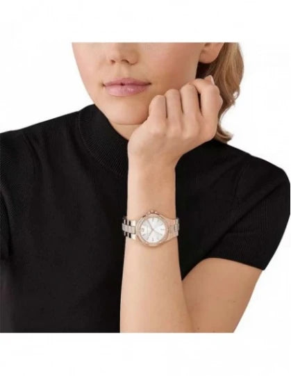 Michael Kors Analog white & Stainless Steel Women's Watch MK7362