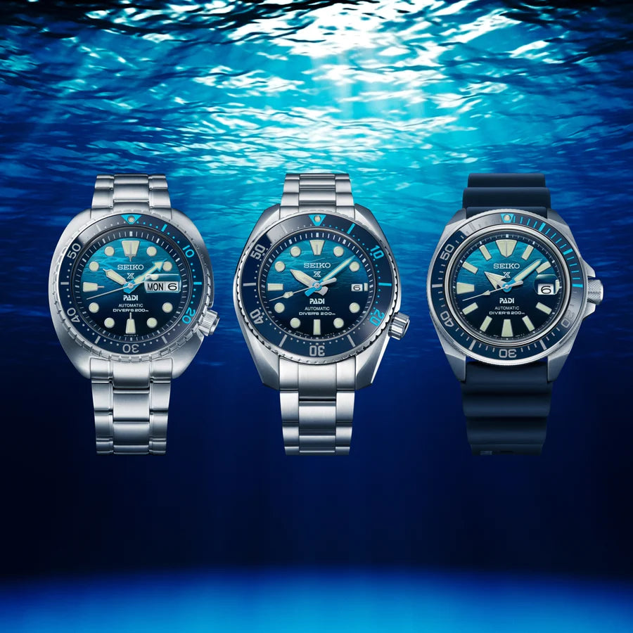 Seiko Blue & Stainless Steel Men's Watch SRPK01K1