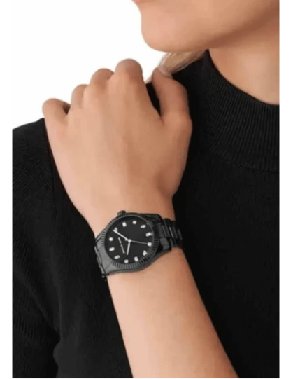 Michael Kors Analog Black & Stainless Steel Women's Watch MK7442