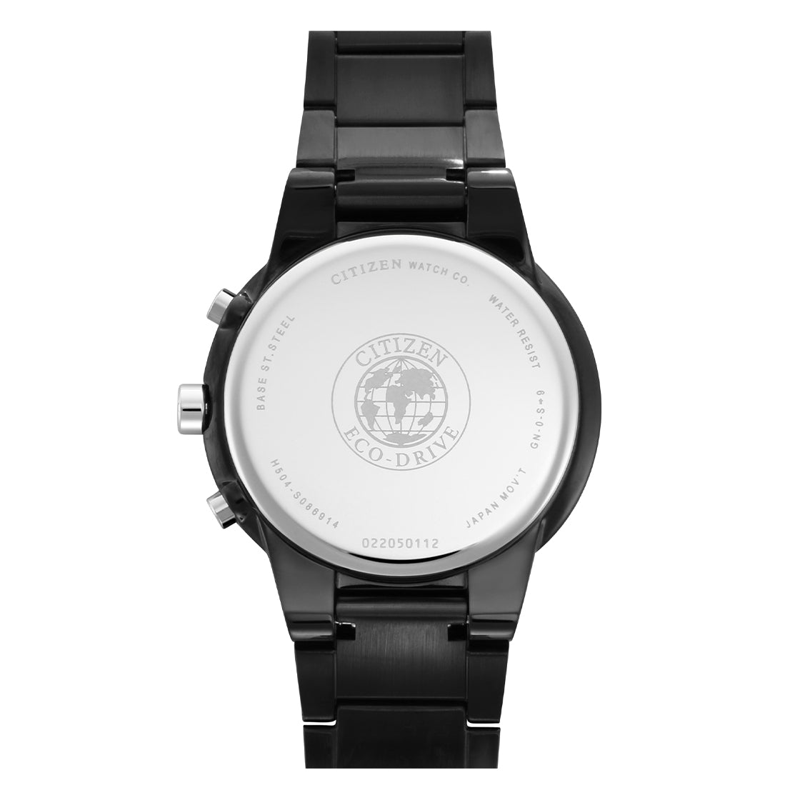 Citizen Analog Black & Stainless Steel Men's Watch AT2245 57E