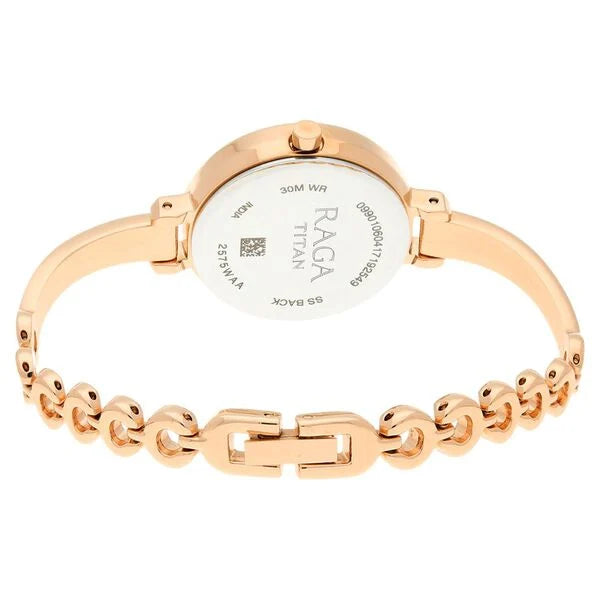 Analog Rose Gold & Metal Women' NS2575WM01