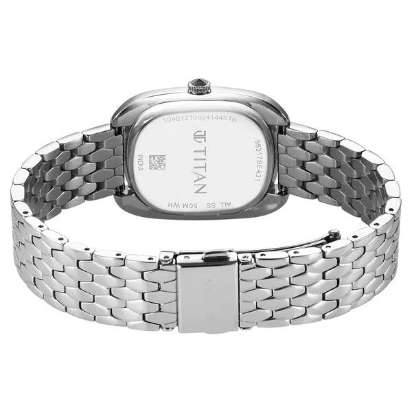 Analog Blue & Stainless Steel Women' 95317SM01
