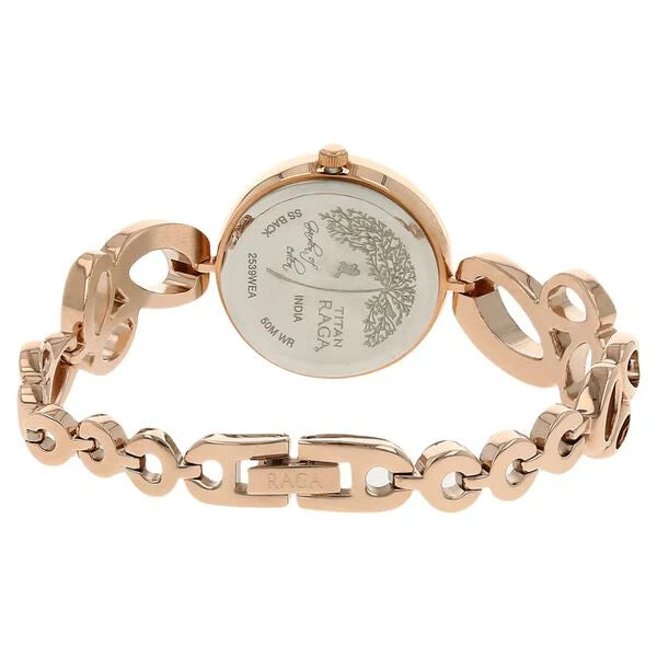 Raga Garden of Eden Mother of Pearl Dial Analog Metal Strap watch for Women