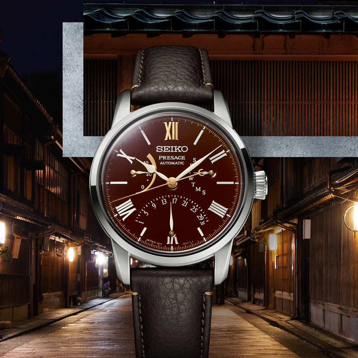Seiko Analog Brown & Leather Men's Watch SPB395J1